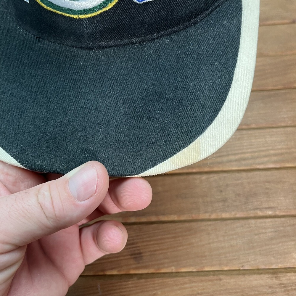 Vintage Green Bay Packers Hat Adult Black Snapback Sports Specialities Pro Line - Picture 11 of 11